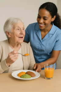 Nutrition and hydration support in care home setting UK