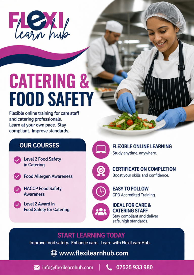 catering and food safety training